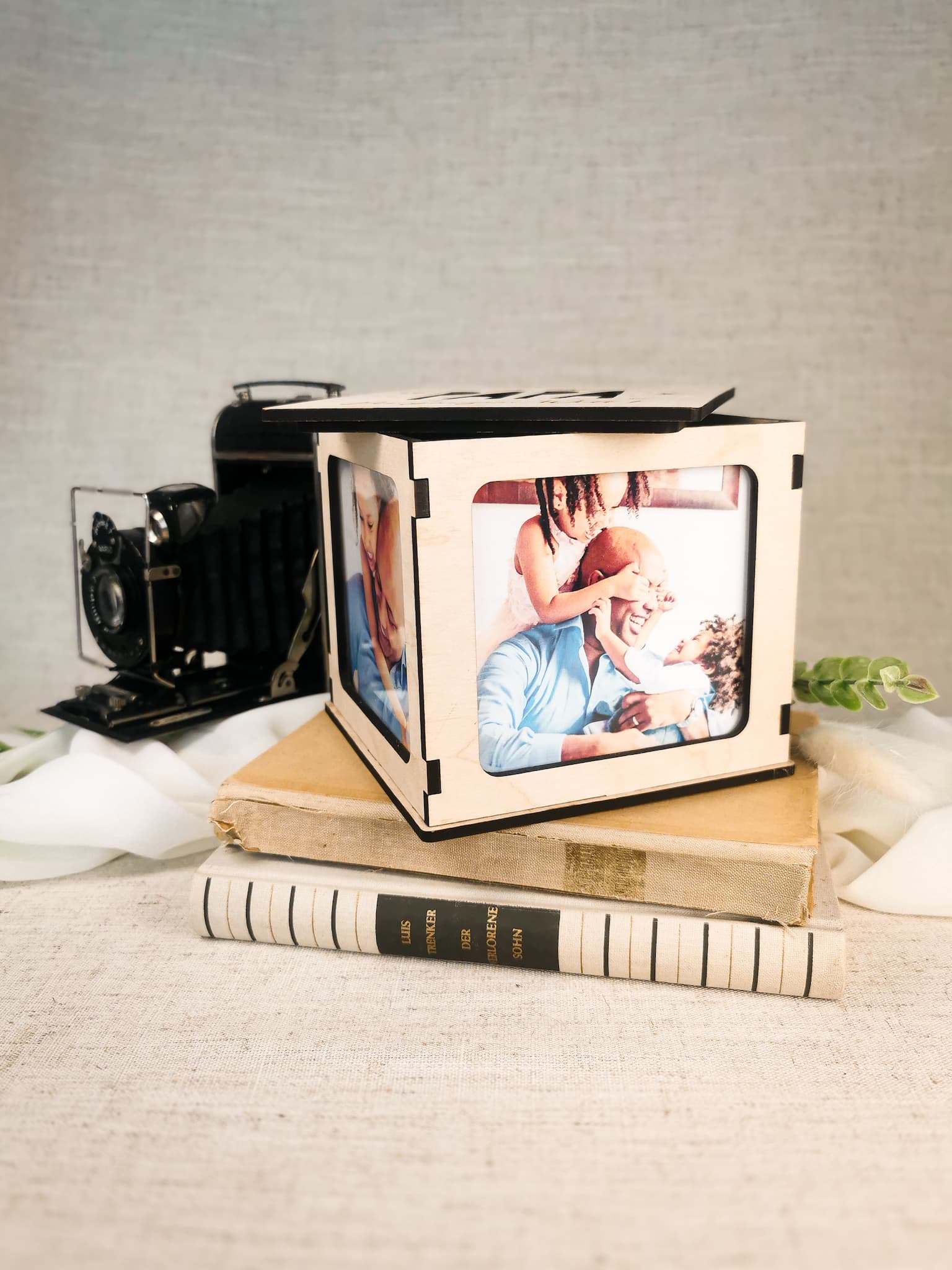 Foto- und Erinnerungswürfel – Das perfekte Geschenk für Papa