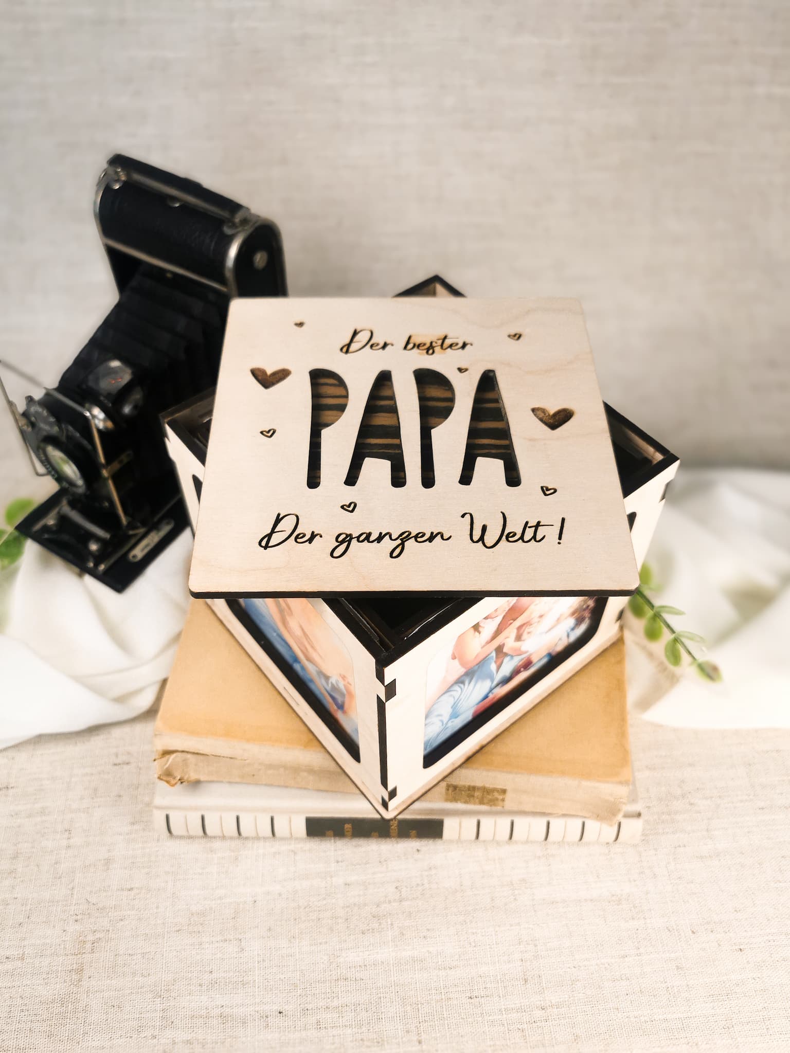 Foto- und Erinnerungswürfel – Das perfekte Geschenk für Papa