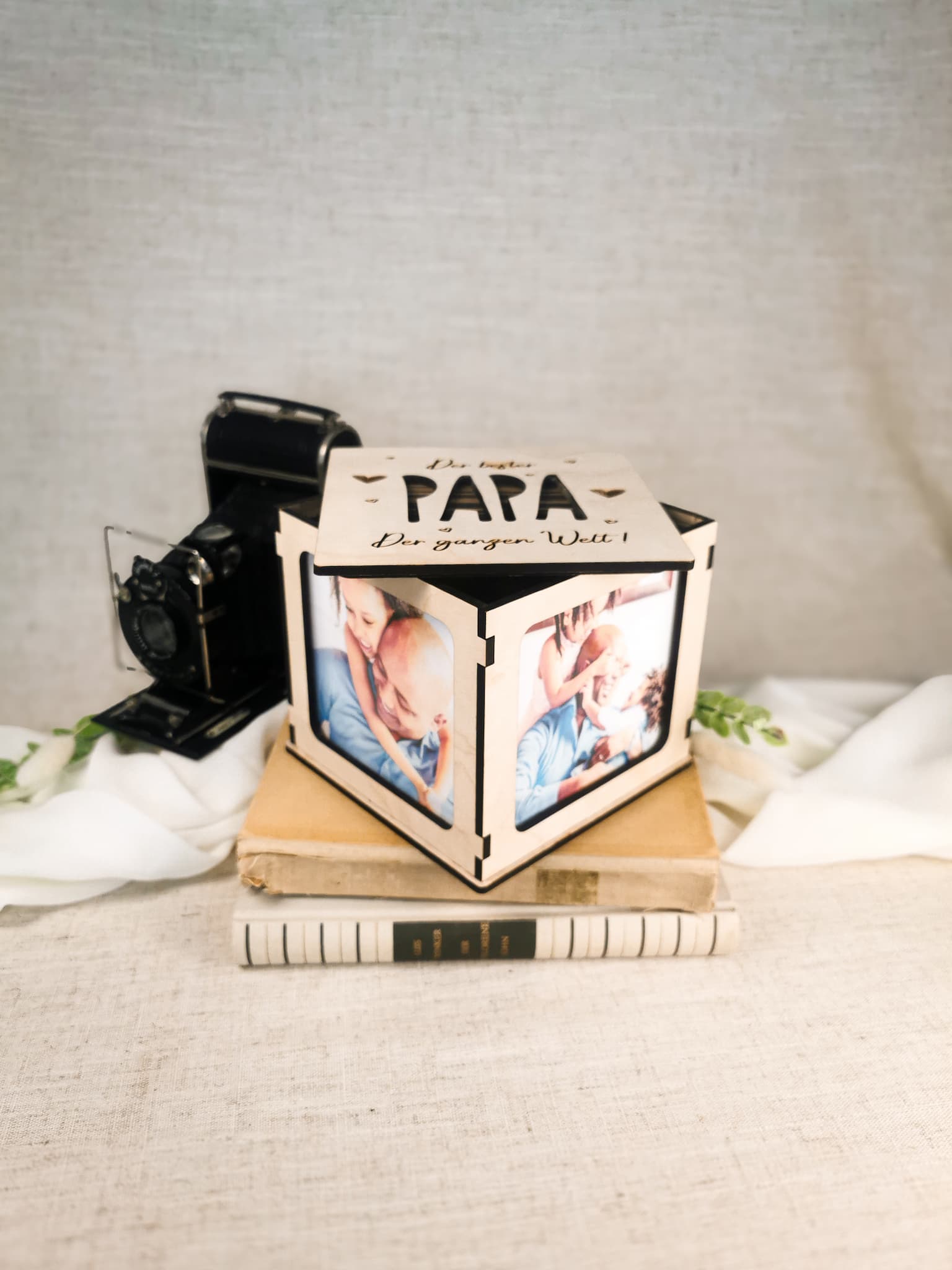 Foto- und Erinnerungswürfel – Das perfekte Geschenk für Papa