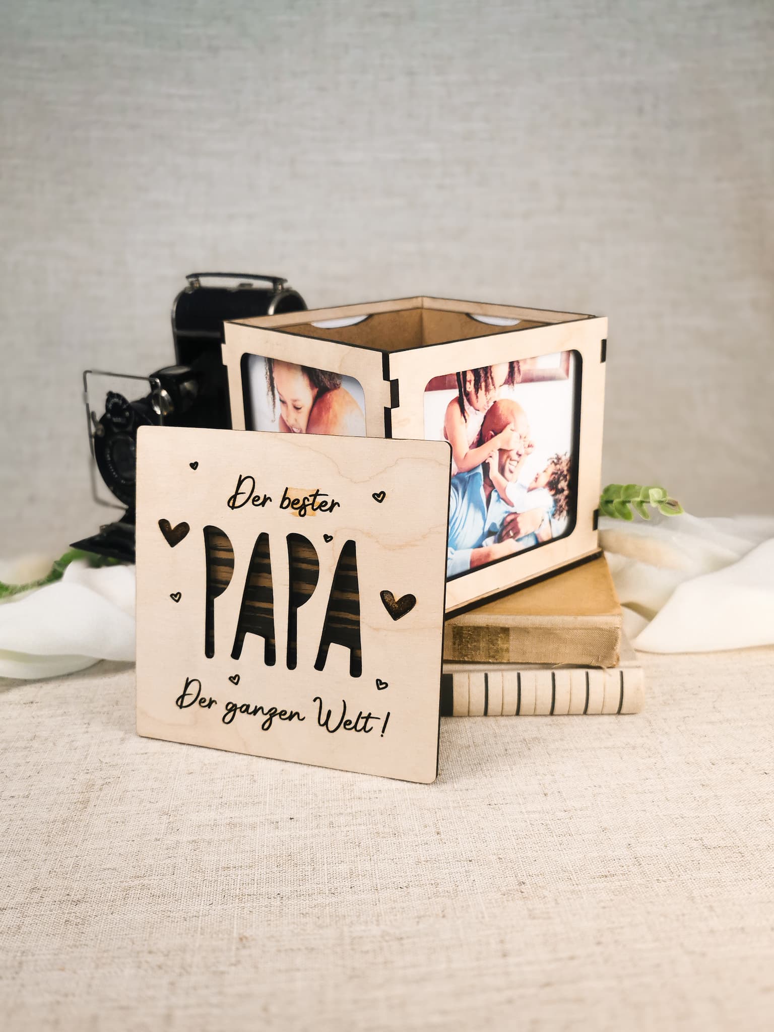 Foto- und Erinnerungswürfel – Das perfekte Geschenk für Papa