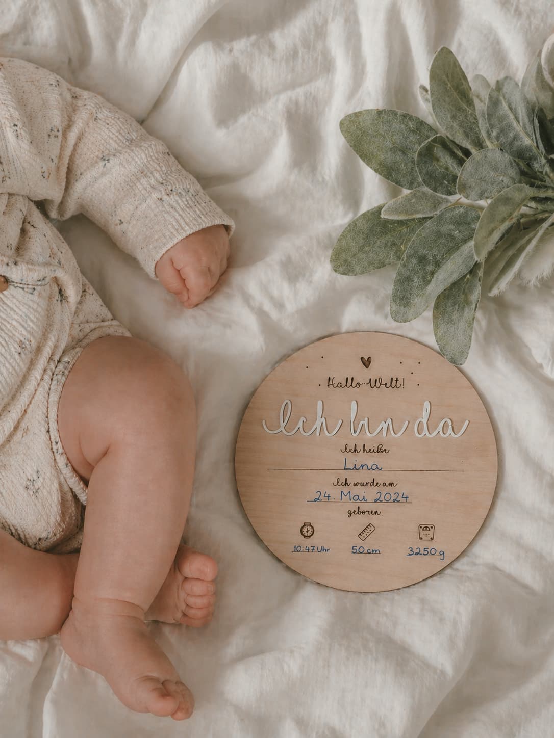 Fotoaccessoire für Neugeborene