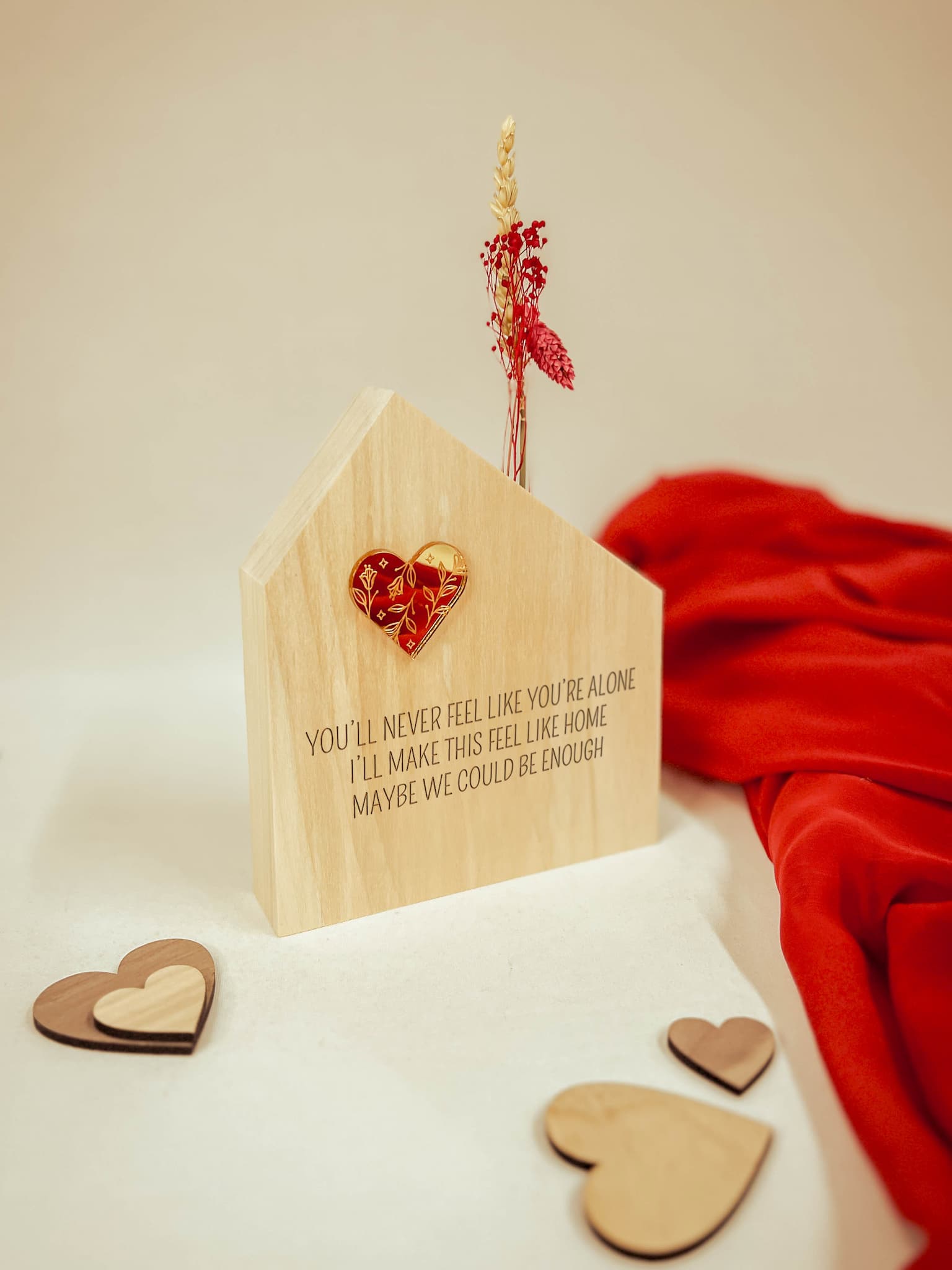 Holzblock in Hausformat – Perfektes Geschenk für Ihr Zuhause