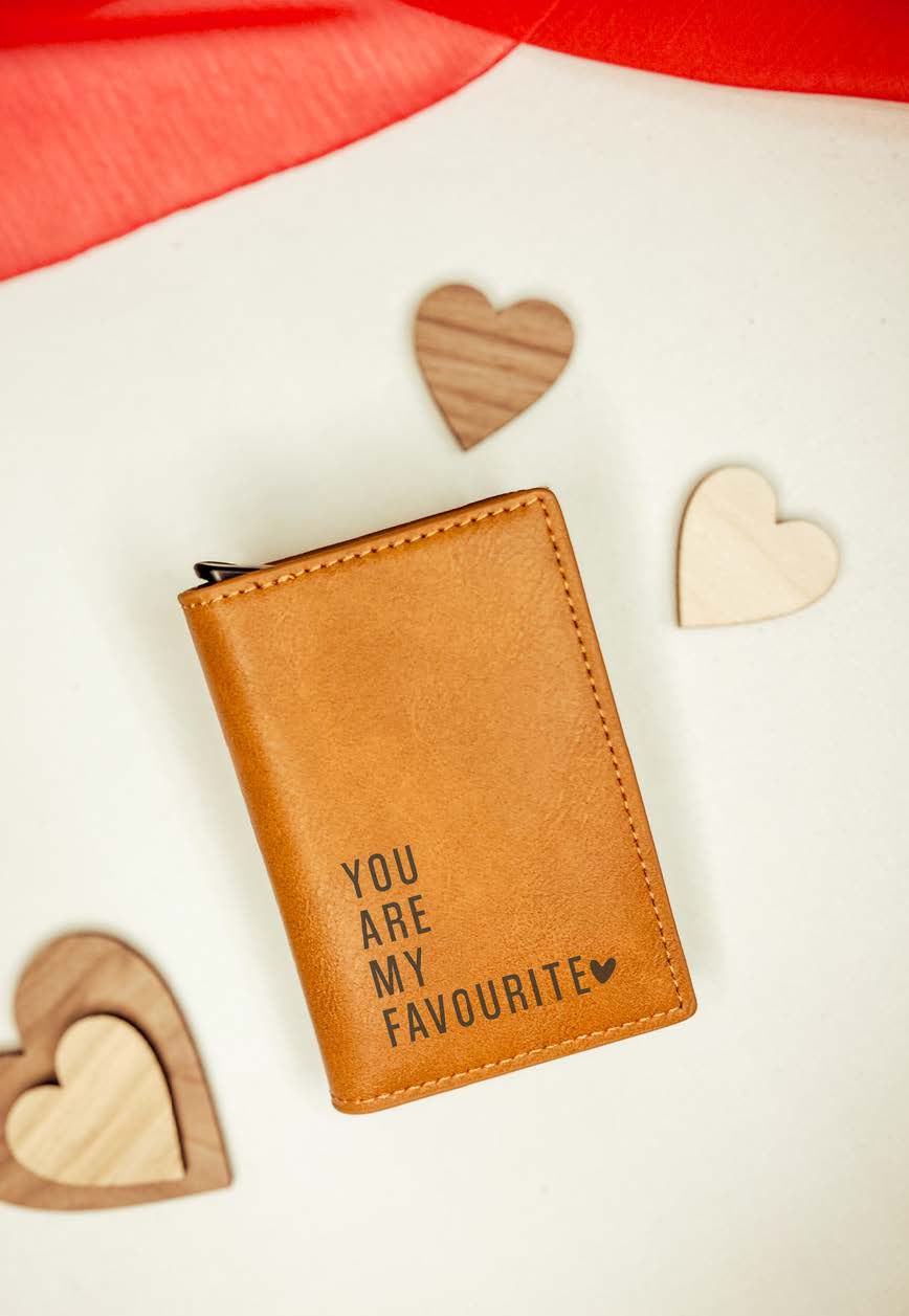 Kartenhalter aus Leder – Perfektes Valentinstagsgeschenk