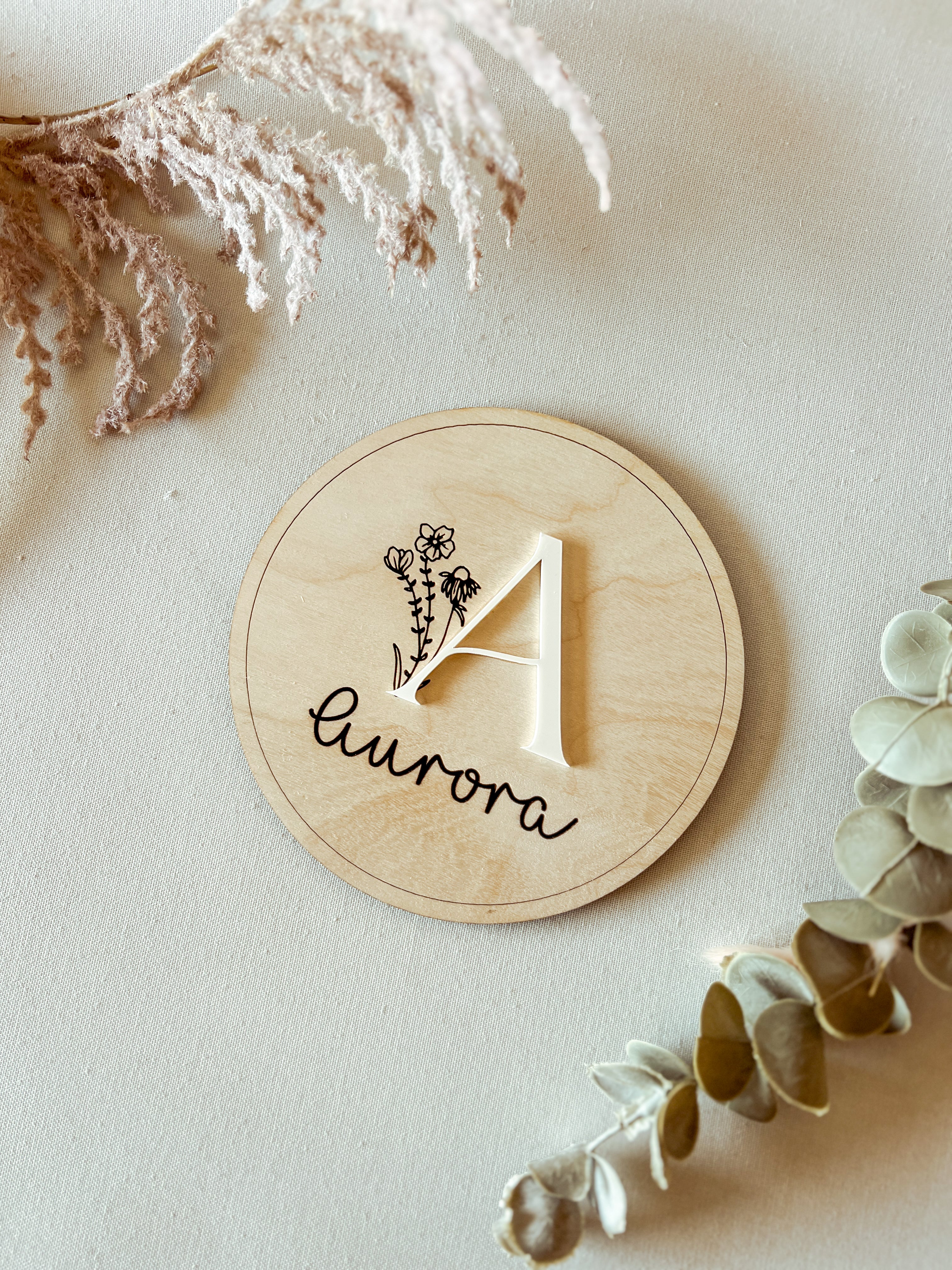 Personalisierte Erinnerungsbox mit Meilenstein-Karten – Perfektes Geschenk zur Geburt