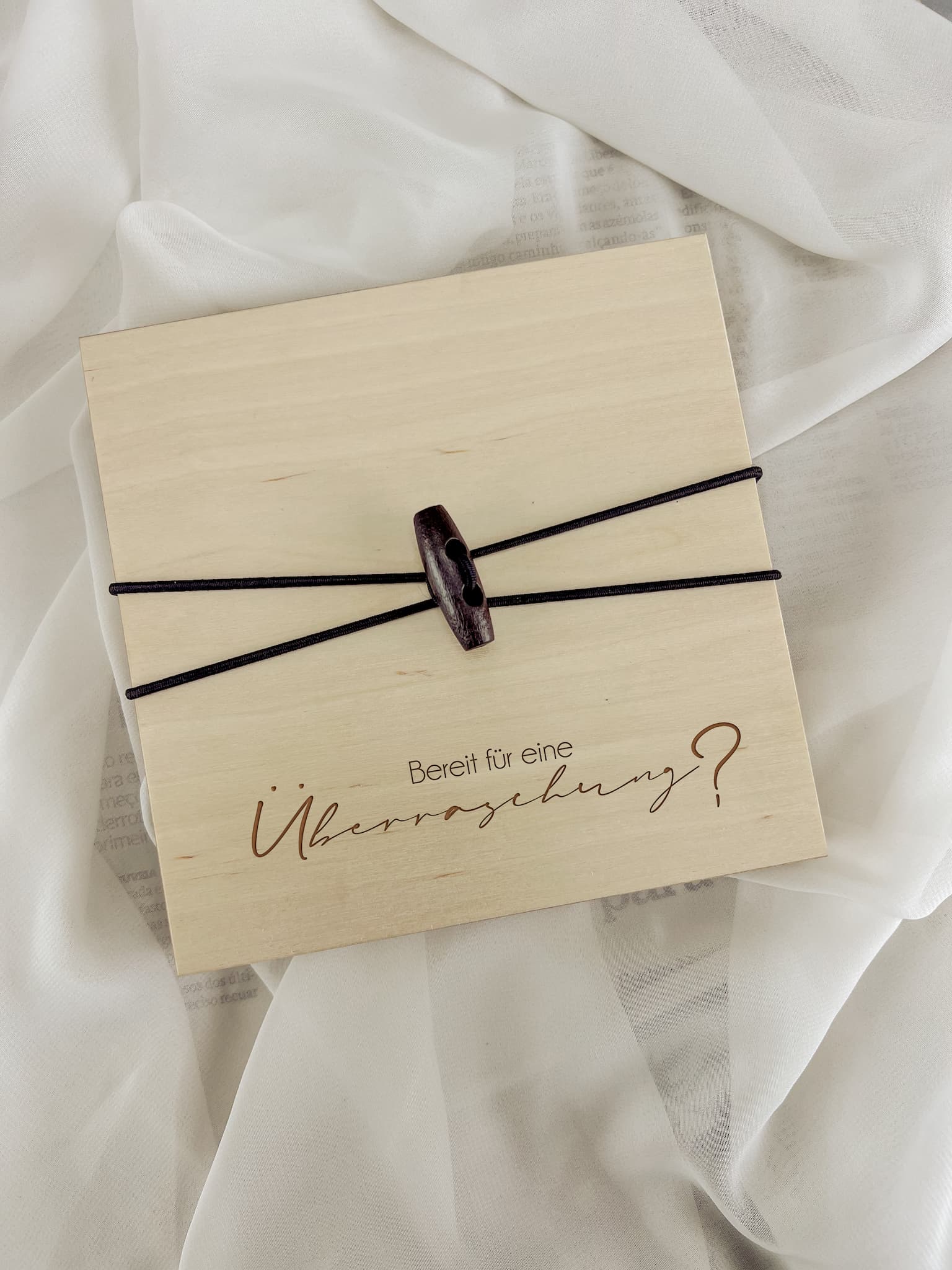 Personalisierter Holzrahmen – Emotionale Überraschung für werdende Väter