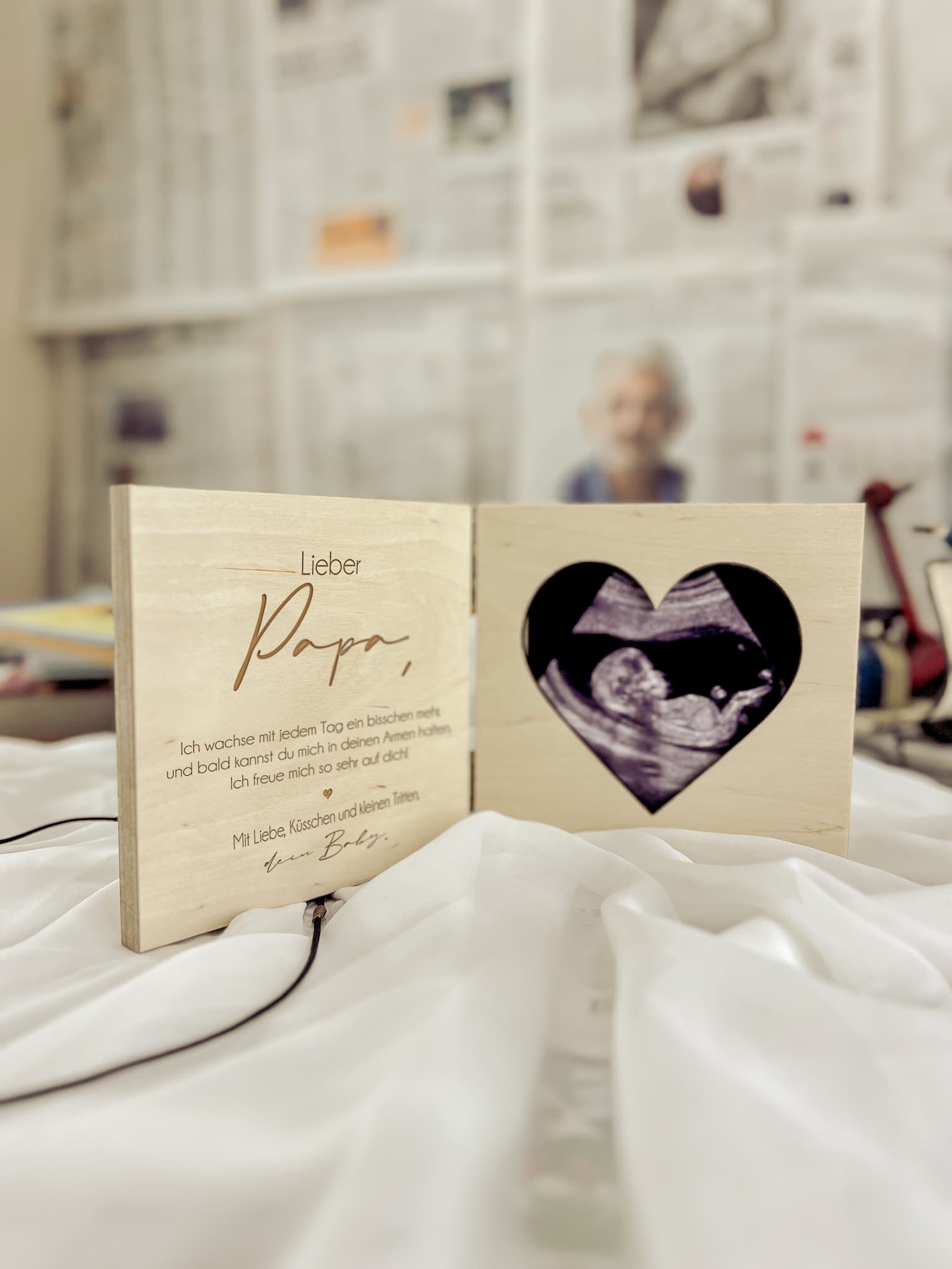 Emotionales Geschenk für werdende Väter – Schwangerschaft verkünden