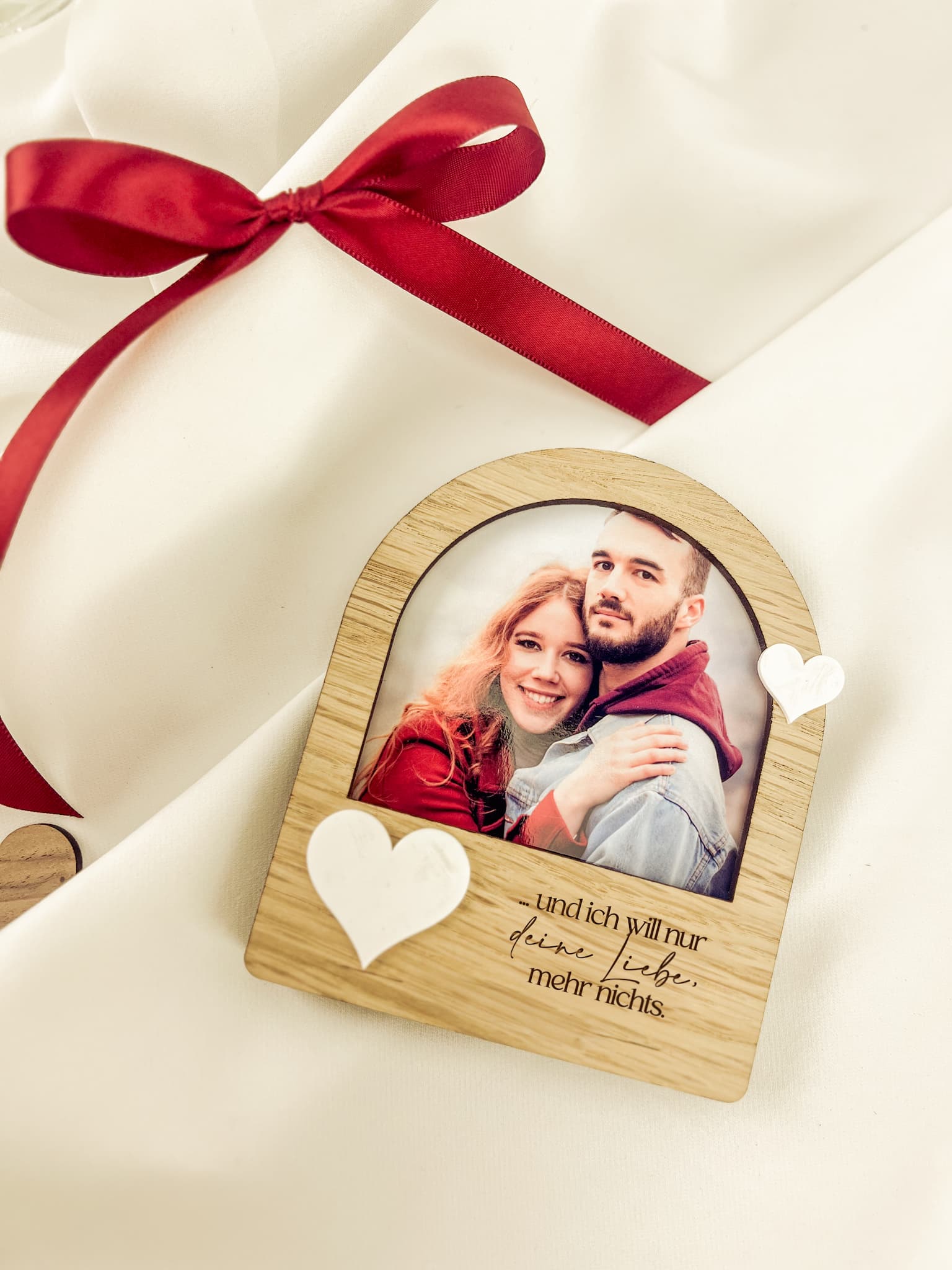 Personalisierter mini Bilderrahmen - Romantisches Geschenk für Valentinstag