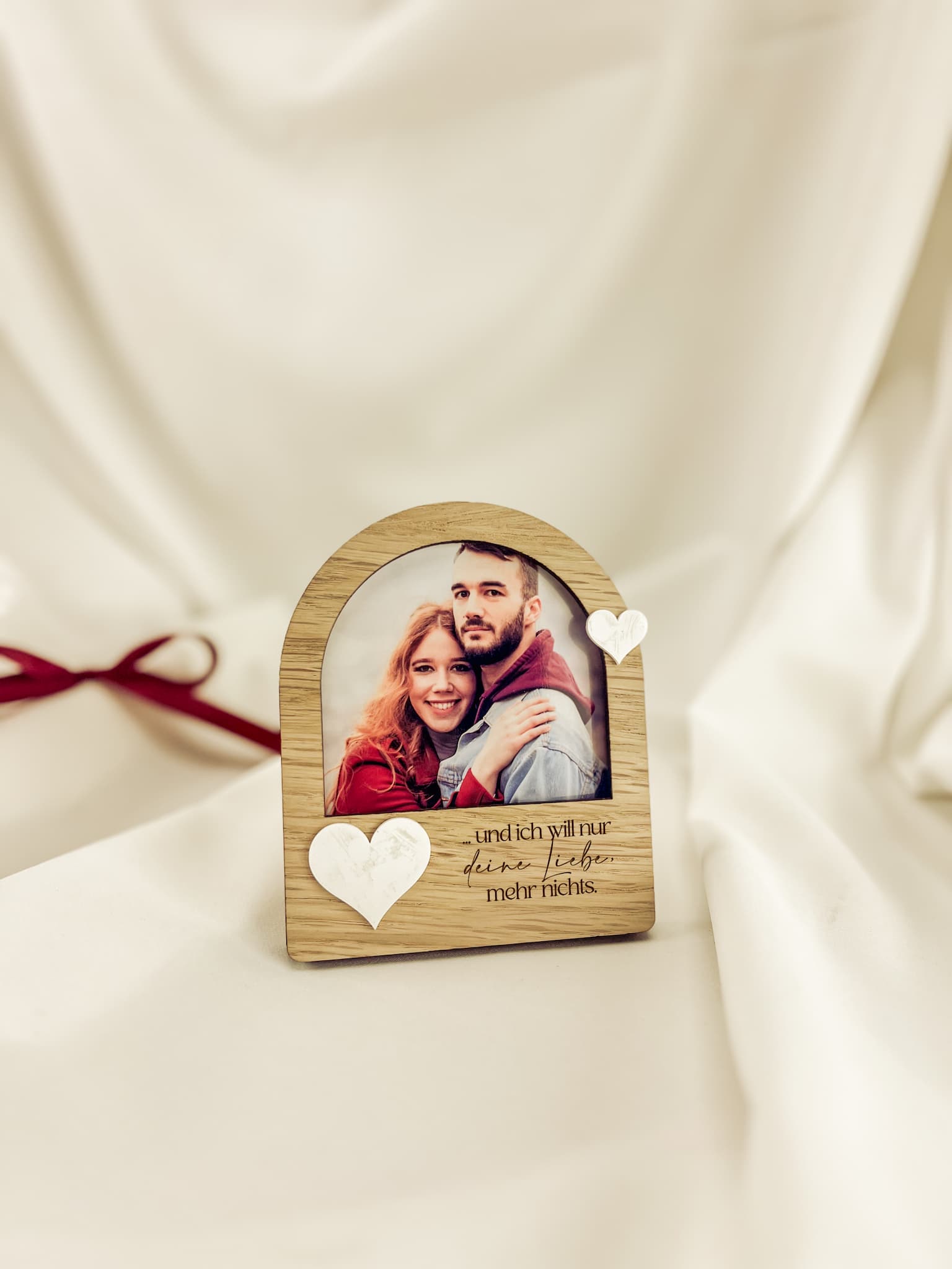 Personalisierter mini Bilderrahmen - Romantisches Geschenk für Valentinstag