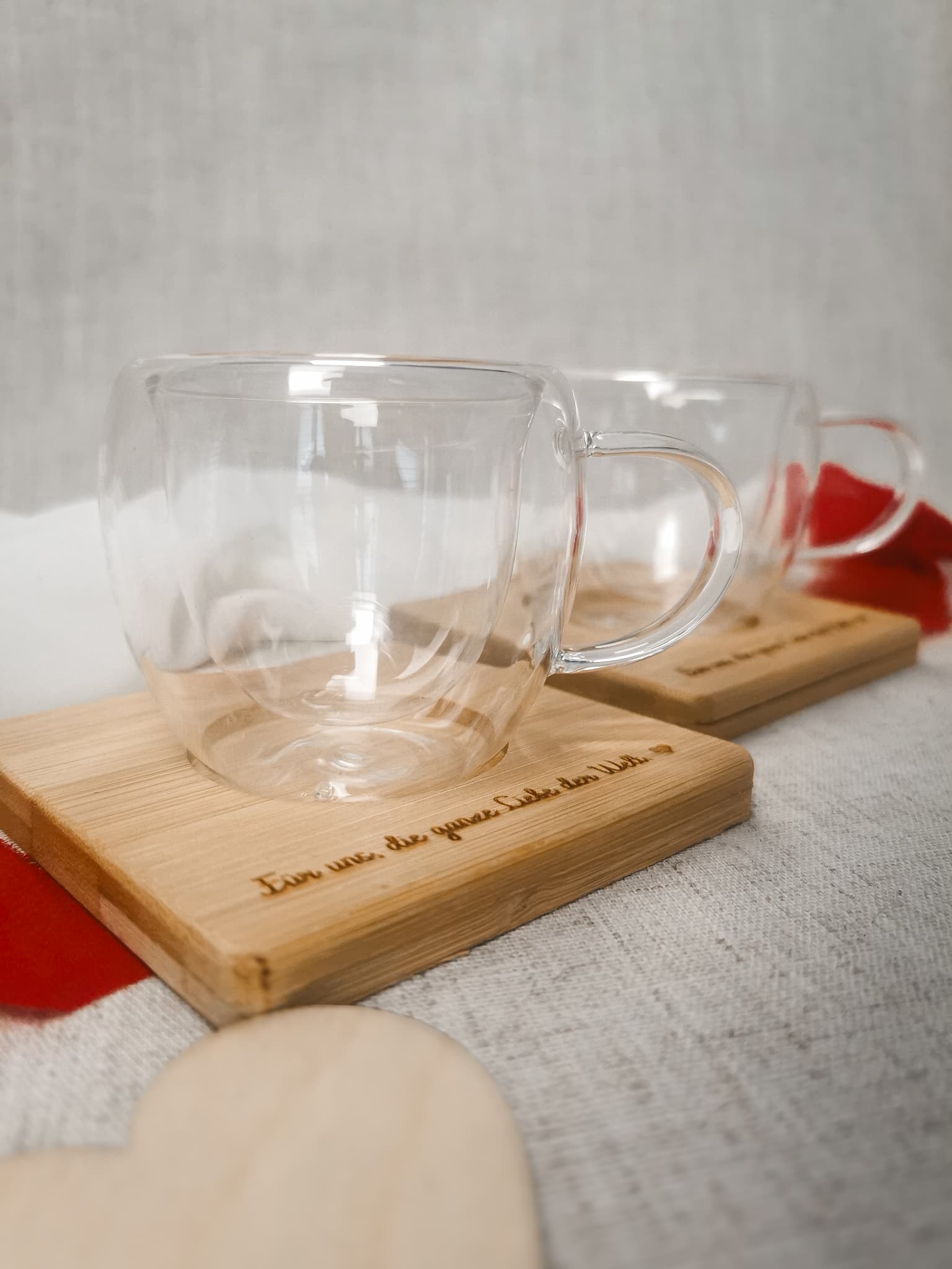 Tassen- und Untersetzerset – Perfektes Valentinstagsgeschenk