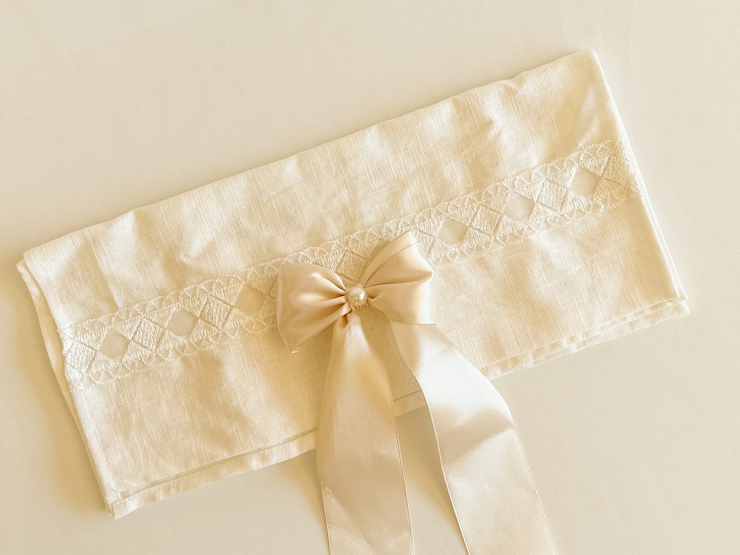 Tauftuch mit Stickerei – Teil des personalisierbaren Taufsets