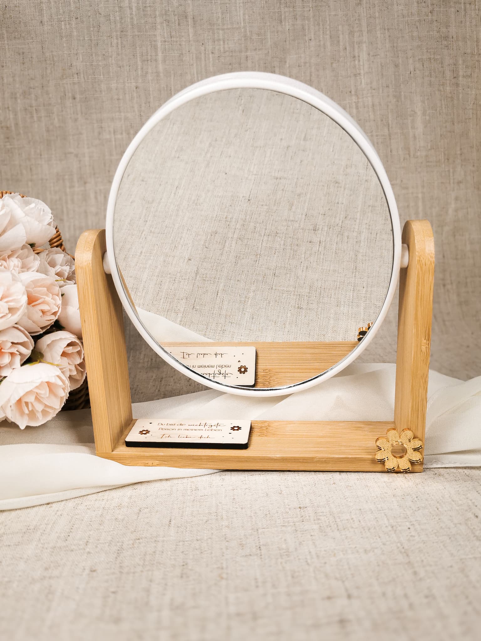 Tischspiegel aus Bambus – Die perfekte Geschenkidee für Mama