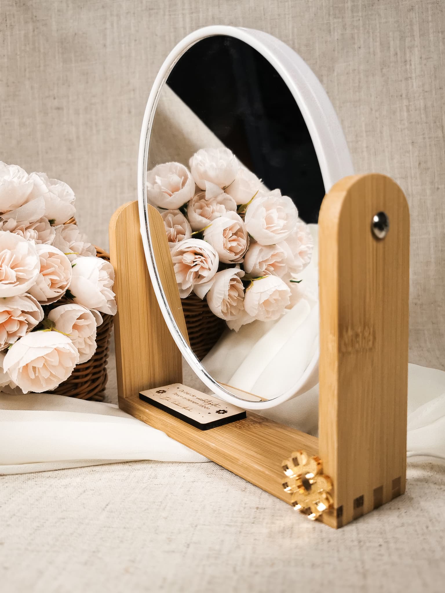 Tischspiegel aus Bambus – Die perfekte Geschenkidee für Mama