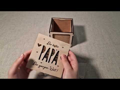 Foto- und Erinnerungswürfel – Das perfekte Geschenk für Papa