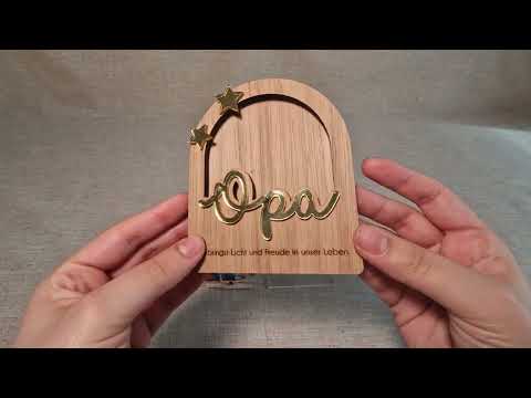 Mini-Bilderrahmen – Ideales Geschenk für Opa