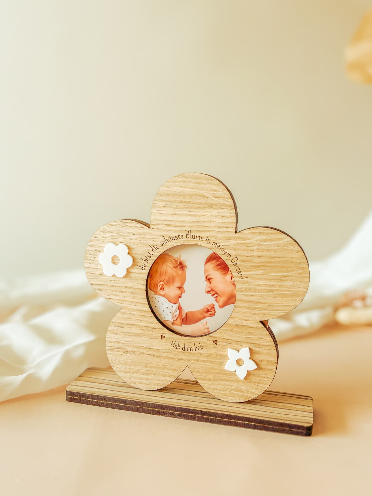 Blumenbilderrahmen – Personalisiertes Geschenk für den Muttertag