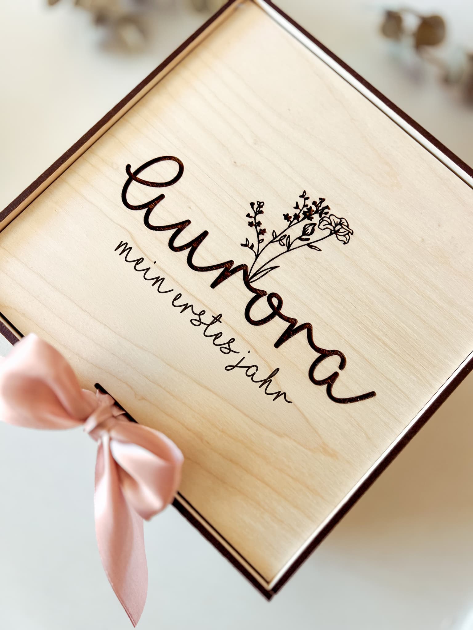 Erinnerungsbox mit Meilenstein-Karten – Perfektes Geschenk zur Geburt