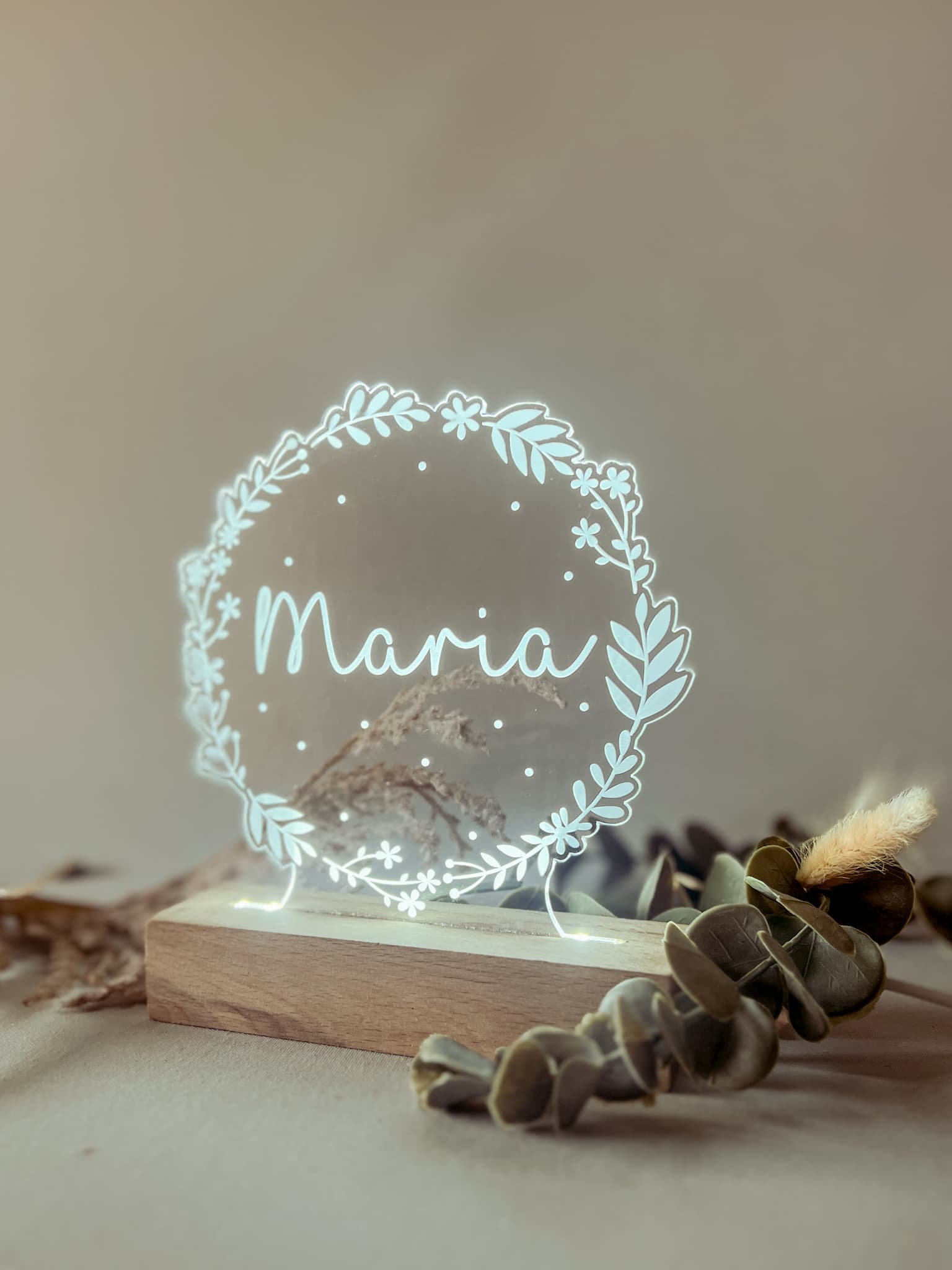 Personalisierte LED-Namenslampe –  Highlight für jedes Kinderzimmer