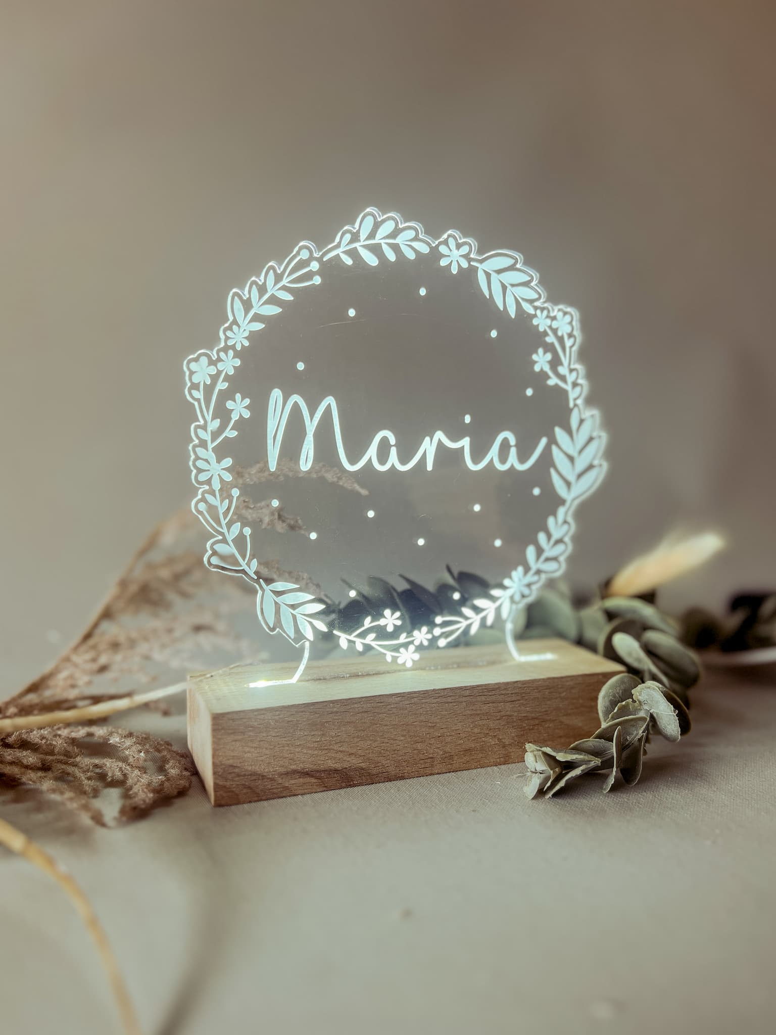 Personalisierte LED-Namenslampe –  Highlight für jedes Kinderzimmer