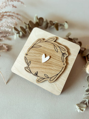 Personalisierte Patenanfrage aus Holz – Einzigartige Geschenkidee