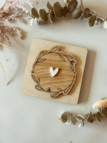 Personalisierte Patenanfrage aus Holz – Einzigartige Geschenkidee
