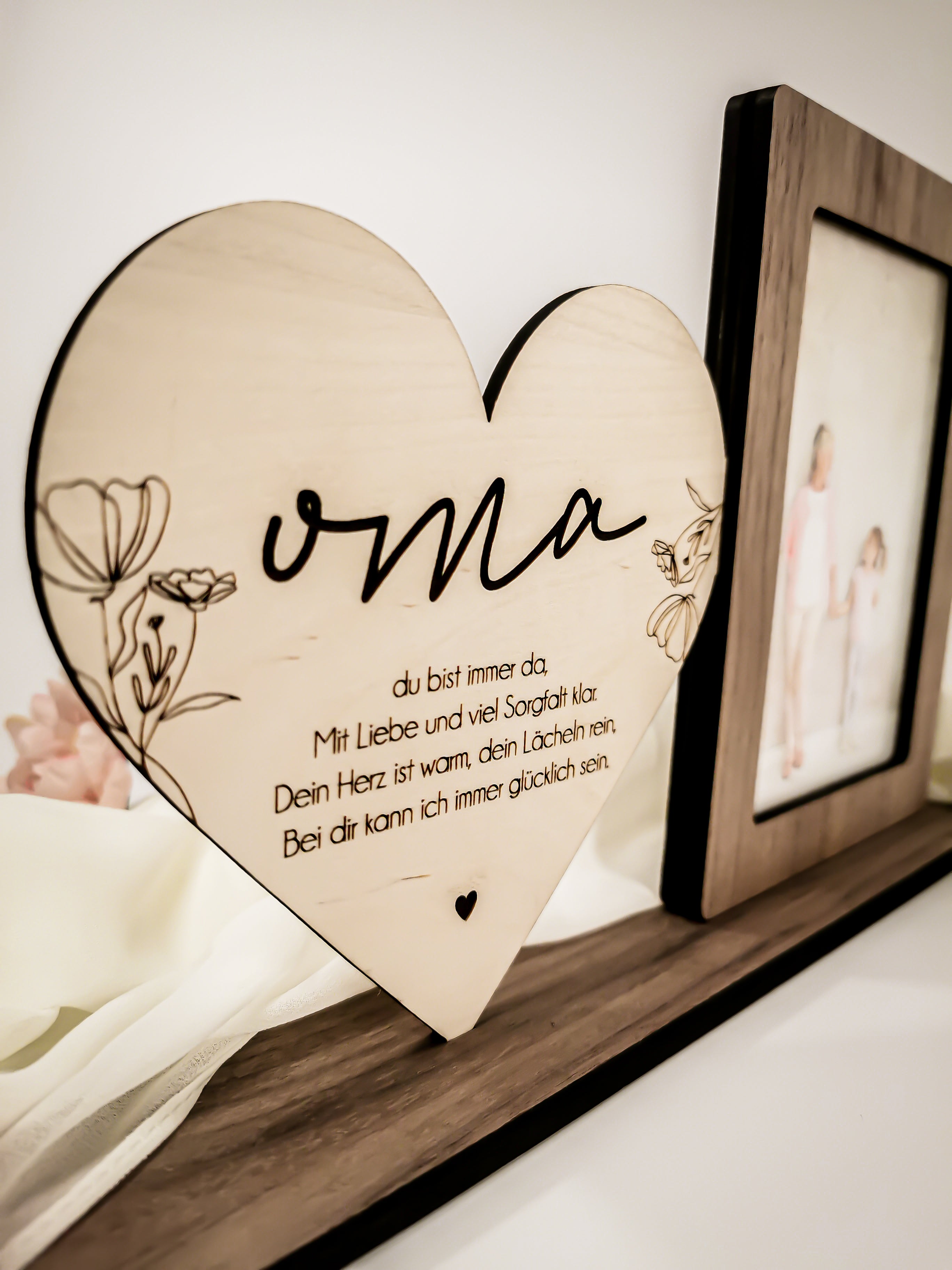 Personalisierter Bilderrahmen für Oma – Perfekt als Geschenk