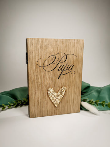 Personalisierter Holz-Bilderrahmen – Perfektes Geschenk zum Vatertag