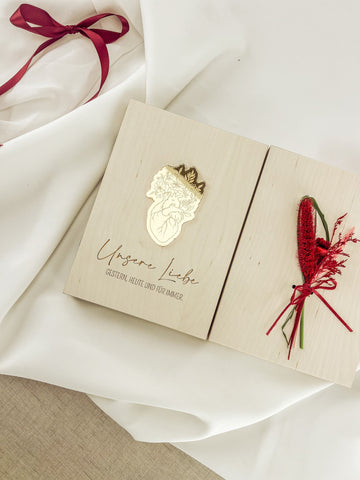 Personalisierter Dreifach-Bilderrahmen – Perfekt für Valentinstagsgeschenk