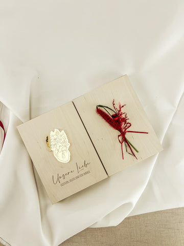 Personalisierter Dreifach-Bilderrahmen – Perfekt für Valentinstagsgeschenk