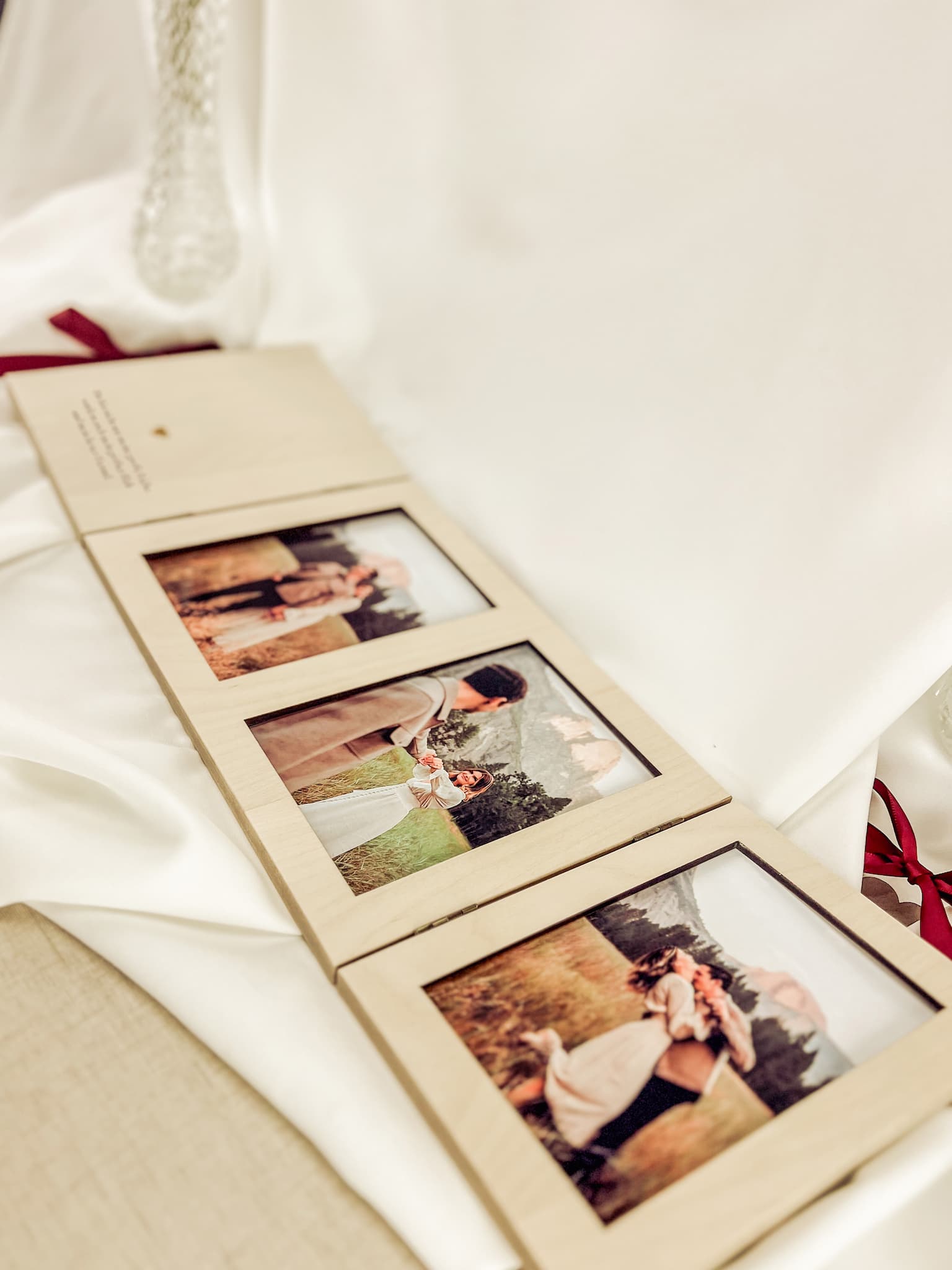 Personalisierter Dreifach-Bilderrahmen – Perfekt für Valentinstagsgeschenk