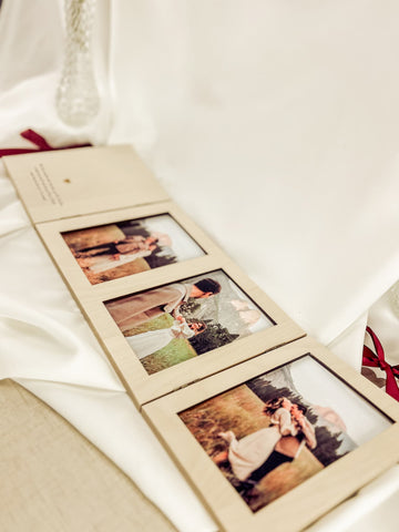 Personalisierter Dreifach-Bilderrahmen – Perfekt für Valentinstagsgeschenk